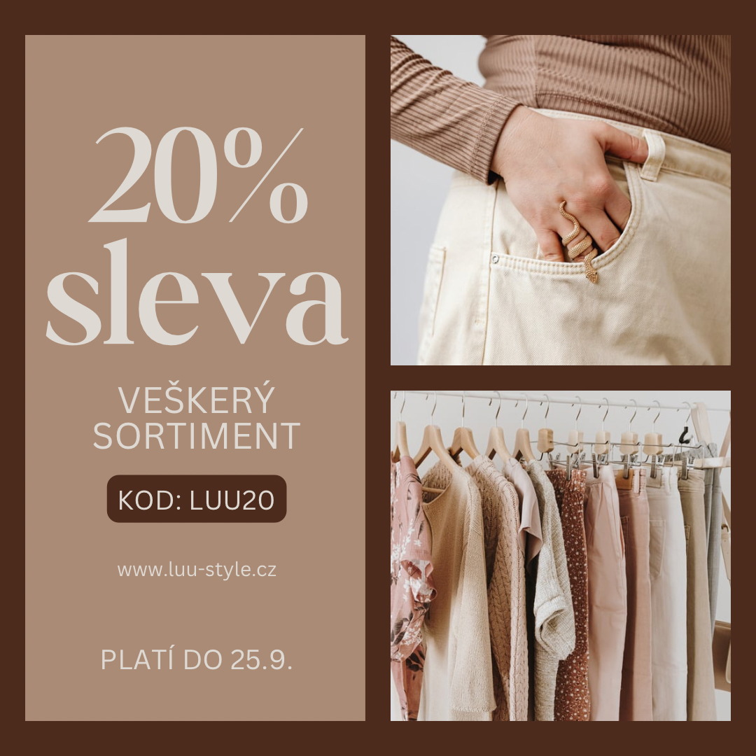Luu Style 25% sleva září 2025